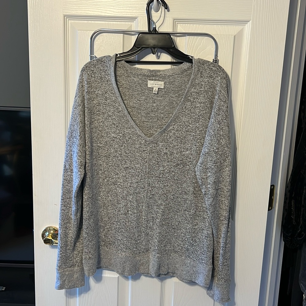 Lucky Brand gray sweater